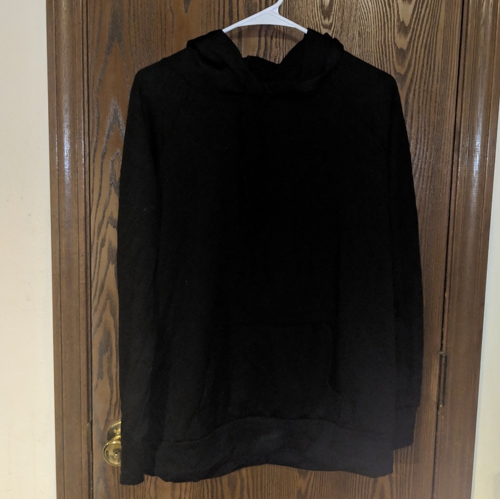 Black Hooded Sweatshirt